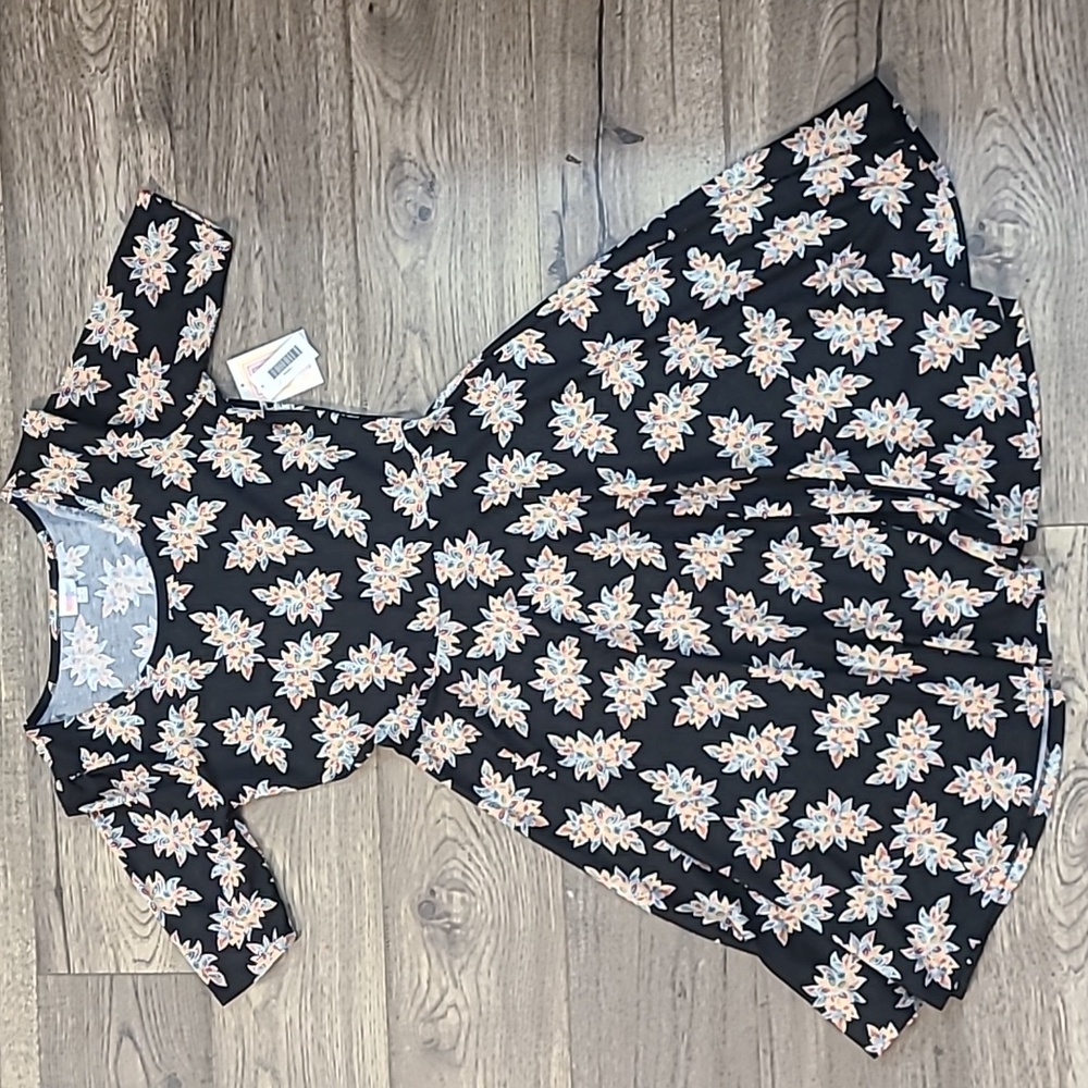 Floral LuLaRoe Nicole Dress